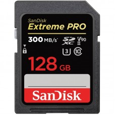 Карта пам'яті SanDisk 128GB SDXC C10 UHS-II U3 V90 R300/W260MB/s Extreme Pro Карта пам'яті SanDisk 128GB SDXC C10 UHS-II U3 V90 R300/W260MB/s Extreme Pro