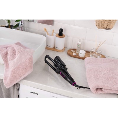 Плойка для створення локонів Ardesto Violet Pro, 90Вт, 170-210C, кераміка, чорний