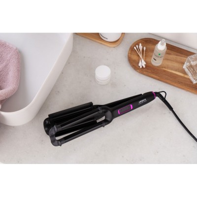 Плойка для створення локонів Ardesto Violet Pro, 90Вт, 170-210C, кераміка, чорний