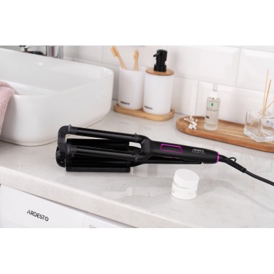 Плойка для створення локонів Ardesto Violet Pro, 90Вт, 170-210C, кераміка, чорний
