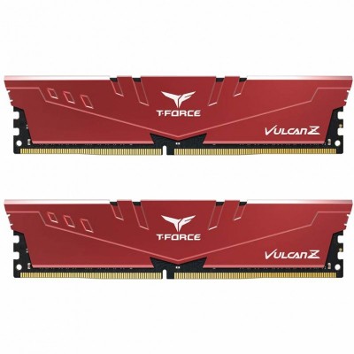 Модуль памяти для компьютера DDR4 16GB (2x8GB) 3200 MHz T-Force Vulcan Z Red Team (TLZRD416G3200HC16CDC01)