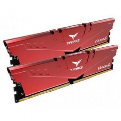 Модуль памяти для компьютера DDR4 16GB (2x8GB) 3200 MHz T-Force Vulcan Z Red Team (TLZRD416G3200HC16CDC01)