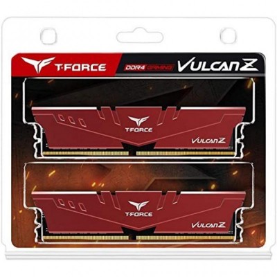 Модуль памяти для компьютера DDR4 16GB (2x8GB) 3200 MHz T-Force Vulcan Z Red Team (TLZRD416G3200HC16CDC01)