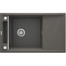 Мийка кухонна Deante Magnetic, граніт, прямокут., з крилом, 820х500х219мм, чаша - 1, накладна, антрацит Мийка кухонна Deante Magnetic, граніт, прямокут., з крилом, 820х500х219мм, чаша - 1, накладна, антрацит