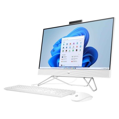 Комп'ютер персональний моноблок HP 205-G8 23.8&quot; FHD IPS AG, AMD R5-5500U, 8GB, F512GB, UMA, WiFi, кл+м, Win11P, білий