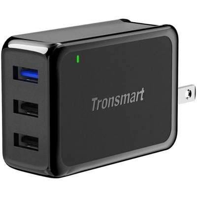 Зарядное устройство Tronsmart W3PTA 42W Quick Charge 3.0 USB Wall Charger Black (210778)