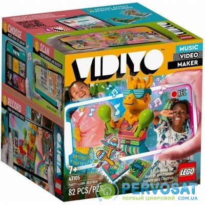 Конструктор LEGO VIDIYO Бітбокс Любителя вечірок Л.Л.А.М.А 43105