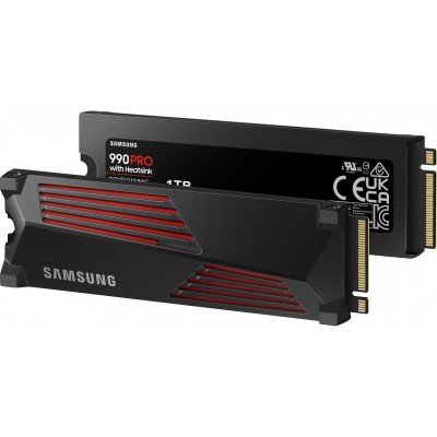 Накопичувач SSD Samsung M.2 1TB PCIe 4.0 990PRO + радіатор