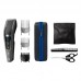 Машинка для стриження  Philips Series 7000, акум., роторний мотор, насадок-3, кейс,ножиці, гребінець в компл, сталь, чорно-сірий
