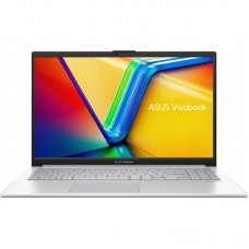 Ноутбук ASUS Vivobook Go 15 E1504FA-BQ1105 15.6" FHD IPS, AMD R3-7320U, 16GB, F512GB, UMA, NoOS, Сріблястий Ноутбук ASUS Vivobook Go 15 E1504FA-BQ1105 15.6" FHD IPS, AMD R3-7320U, 16GB, F512GB, UMA, NoOS, Сріблястий