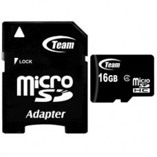 Карта пам'яті Team 16Gb microSDHC class 4 (TUSDH16GCL403) Карта пам'яті Team 16Gb microSDHC class 4 (TUSDH16GCL403)