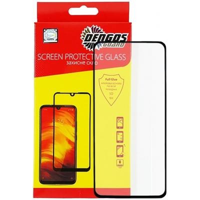 Скло захисне DENGOS Xiaomi Redmi Mi9 T/Mi9 T black border (TGFG-72)