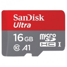 Карта пам'яті SANDISK 16GB microSDHC class 10 UHS-I U1 (SDSQUAR-016G-GN6MA) Карта пам'яті SANDISK 16GB microSDHC class 10 UHS-I U1 (SDSQUAR-016G-GN6MA)
