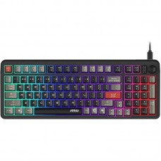 Клавіатура мембранна MSI FORGE GK110 UA 98key, USB-A, EN/UKR/RU, LED, чорний Клавіатура мембранна MSI FORGE GK110 UA 98key, USB-A, EN/UKR/RU, LED, чорний