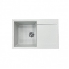 Мийка кухонна Adamant Horizon, штучний камінь, прямокут., з крилом, 780х495х230мм, чаша - 1, врізна, Old stone