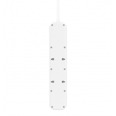 Подовжувач мережевий Belkin 2м, 4хТип, 16А, USB-A/USB-C 18Вт, фільтр, білий