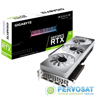 Видеокарта Gigabyte GeForce RTX3070 Ti 8Gb VISION OC (GV-N307TVISION OC-8G)
