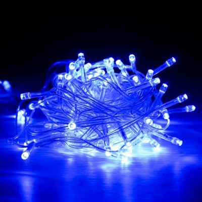 Гирлянда YES! Fun LED Christmas time 100 ламп, голубая, 5м. 8 режимов (801151)