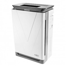 Очищувач повітря Neo Tools, 6 в 1, УФ-лампа, іонізатор, 65 Вт, HEPA H13, фотокаталізатор, 420 м3/год, площа 50 м2, індикатори якості повітря, вологості, температури, пульт Очищувач повітря Neo Tools, 6 в 1, УФ-лампа, іонізатор, 65 Вт, HEPA H13, фотокаталізатор, 420 м3/год, площа 50 м2, індикатори якості повітря, вологості, температури, пульт