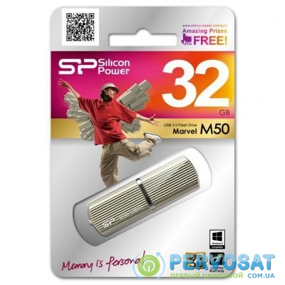 USB флеш накопитель Silicon Power 32GB MARVEL M50 USB 3.0 (SP032GBUF3M50V1C)