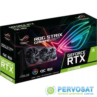Видеокарта ASUS GeForce RTX2070 SUPER 8192Mb ROG STRIX OC GAMING (ROG-STRIX-RTX2070S-O8G-GAMING)