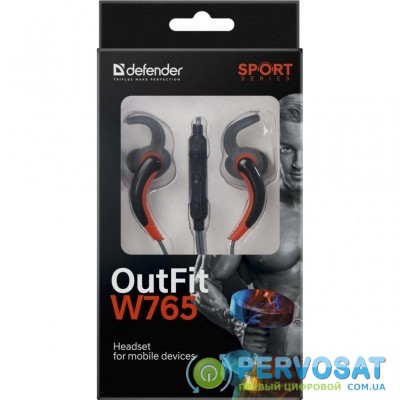 Наушники Defender OutFit W765 Grey-Orange (63767)