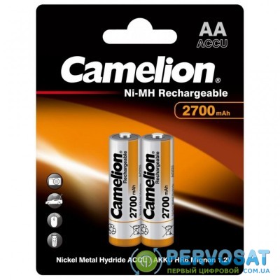 Аккумулятор Camelion AA 2700 mAh Ni-MH * 2 R6-2BL (NH-AA2700BP2)