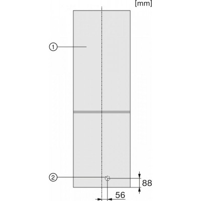 Холодильник Miele з нижн. мороз., 186x60x65, xолод.відд.-214л, мороз.відд.-94л, 2дв., А++, NF, Daily Fresh, нерж