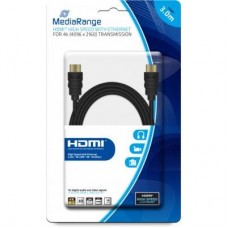Кабель мультимедійний HDMI to HDMI 3.0m V2.0 MediaRange (MRCS157) Кабель мультимедійний HDMI to HDMI 3.0m V2.0 MediaRange (MRCS157)