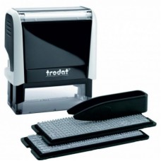 Самонабірний штамп Trodat серія Imprint, 3-х рядковий (8911) + каса 6003 (8951I/3/U) Самонабірний штамп Trodat серія Imprint, 3-х рядковий (8911) + каса 6003 (8951I/3/U)