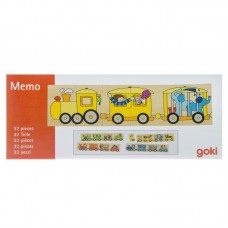 Пазл дерев'яний goki Кольоровий паровоз