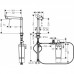 Змішувач для кухні Hansgrohe Aqittura M91, довж.виливу - 285мм, поворотний, 1важіль, FilterSystem 240, чорний матовий