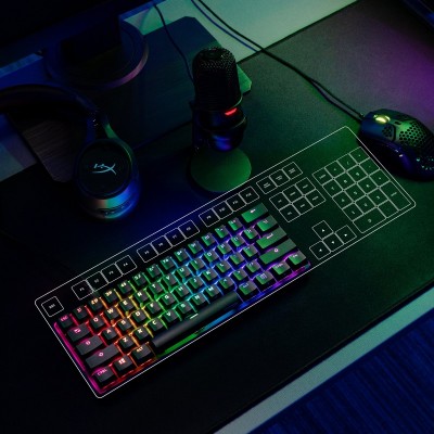 Клавіатура механічна HyperX Alloy Origins 60 61key, Red, USB-A, EN/UA, RGB, чорний