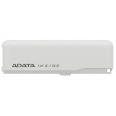 USB флеш накопитель A-DATA 8GB DashDrive UV110 White USB 2.0 (AUV110-8G-RWH)