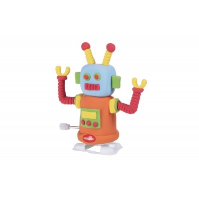 Маса для ліплення Paulinda Super Dough Robot заводний механізм, крокує, помаранчевий