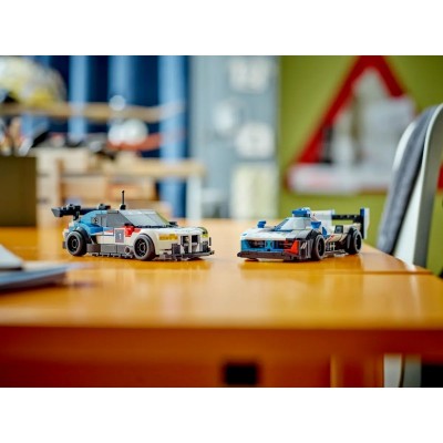 Конструктор LEGO Speed Champions Автомобілі для перегонів BMW M4 GT3 і BMW M Hybrid V8