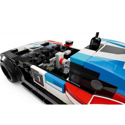 Конструктор LEGO Speed Champions Автомобілі для перегонів BMW M4 GT3 і BMW M Hybrid V8