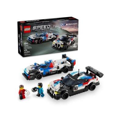 Конструктор LEGO Speed Champions Автомобілі для перегонів BMW M4 GT3 і BMW M Hybrid V8