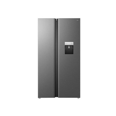 Холодильник TCL SBS, 177х92х63см, 2 дв., Х- 322л, М- 181л, A++, NF, диспенсер, нерж