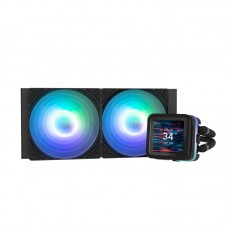 Система рідинного оxолодження  Zalman Alpha 2DS A24 ARGB, LGA1851, 1700, 1200, 115x, AM5, AM4, TDP 320W, чорний Система рідинного оxолодження  Zalman Alpha 2DS A24 ARGB, LGA1851, 1700, 1200, 115x, AM5, AM4, TDP 320W, чорний