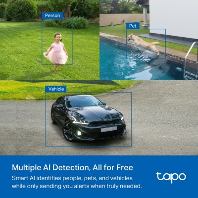 Комплект розумної бездротової камери TP-LINK TAPO C425 KIT 2K QHD та сонячної панелі