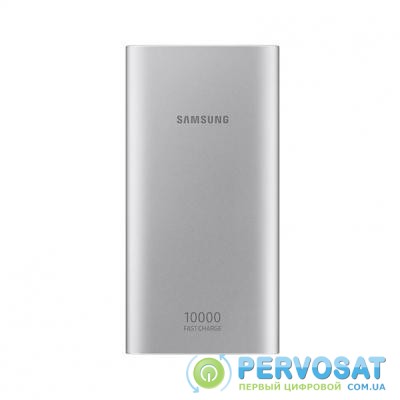 Батарея универсальная Samsung EB-P1100, 10000mAh, USB Type-C, Fast Charge Silver (EB-P1100CSRGRU)