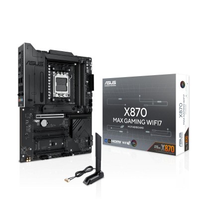 Материнcька плата ASUS X870 MAX GAMING WIFI7 sAM5 X870 4xDDR5 M.2 HDMI USB Type-C WiFi BT ATX