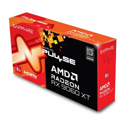Відеокарта SAPPHIRE Radeon RX 9060 XT 8GB GDDR6 PULSE GAMING OC Відеокарта SAPPHIRE Radeon RX 9060 XT 8GB GDDR6 PULSE GAMING OC