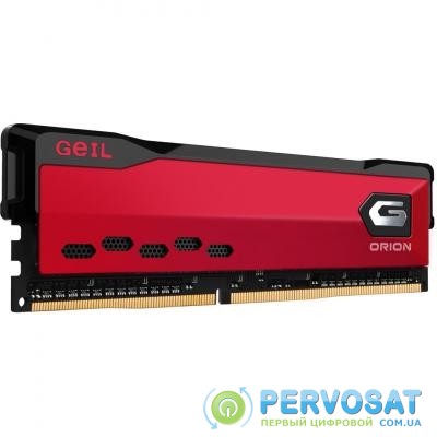 Модуль памяти для компьютера DDR4 16GB 3200 MHz Orion Red GEIL (GOR416GB3200C16BSC)