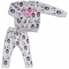 Набір дитячого одягу Breeze з котиками (7874-104/G-gray) Набір дитячого одягу Breeze з котиками (7874-104/G-gray)