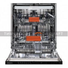 Посудомийна машина ARDESTO вбудовувана, 15компл., А+++, 60см, дисплей, 3й кошик, авт.відкр.дверей, чорний Посудомийна машина ARDESTO вбудовувана, 15компл., А+++, 60см, дисплей, 3й кошик, авт.відкр.дверей, чорний