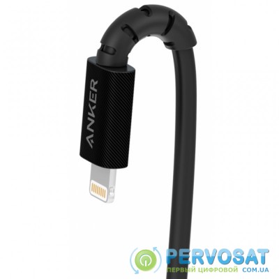 Дата кабель USB-C to Lightning 1.8m Powerline Select (Black) Anker (A8613G11)