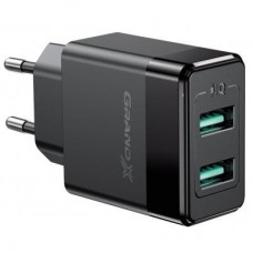 Зарядний пристрій Grand-X CH-50 2USB 5V 2,4A (CH-50) Зарядний пристрій Grand-X CH-50 2USB 5V 2,4A (CH-50)