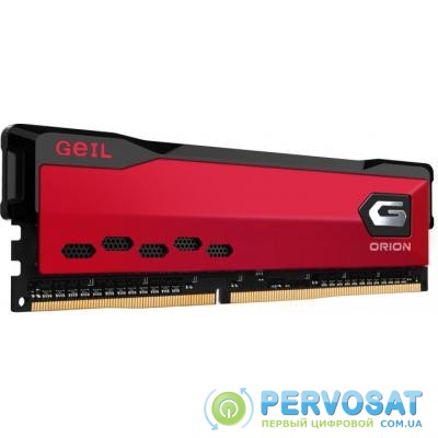 Модуль памяти для компьютера DDR4 16GB 2666 MHz Orion RED GEIL (GOR416GB2666C19SC)